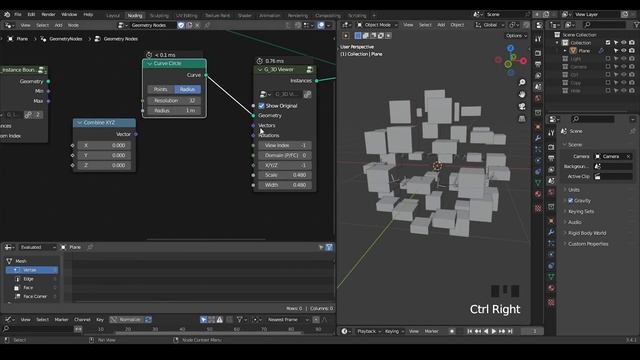 [Tut] 3D Viewer Preset in Blender Geometry Nodes 3.4+ смотреть онлайн