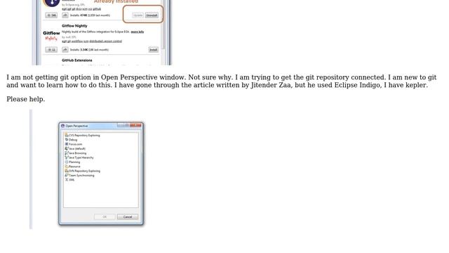 Salesforce: Using Eclipse Kepler and installed EGit plugin, but not getting git option in Team смотреть онлайн