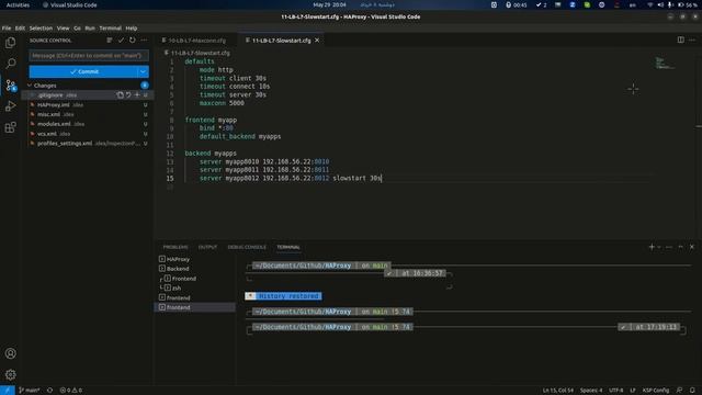 18 HAProxy slowstart in healthcheck смотреть онлайн