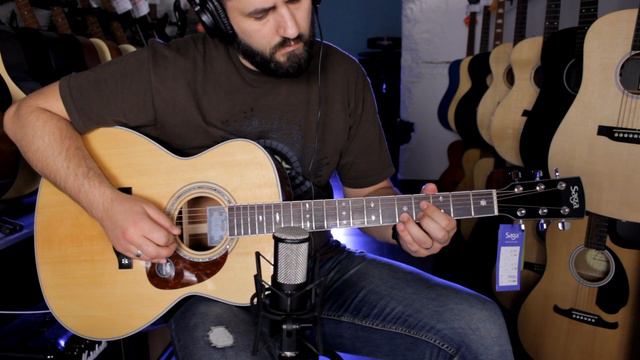 Saga A1-G Handcrafted Guitar -  Demo