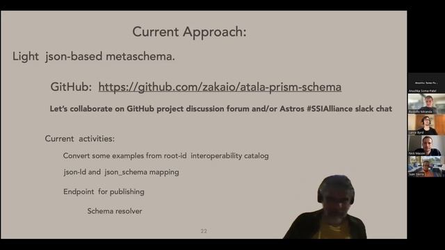 Atala PRISM / Pioneer Program / ProofSpace VC/Schema Discussion смотреть онлайн