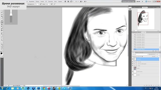 Рисуем в Photoshop - #1 (Рисунки в photoshop) смотреть онлайн