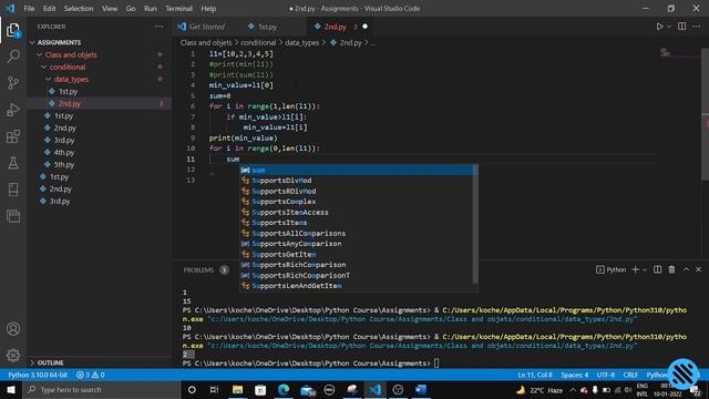 ASSIGNMENT ON DATA TYPES (DAY - 5) смотреть онлайн