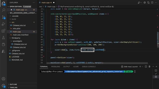 wxWidgets: Advanced UI Layouts for Multiplatform C++ Apps with Grid Sizers смотреть онлайн