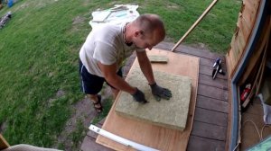 Как просто отрезать каменную вату.