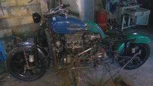 МОТОТАЗ. Внешний вид .Мотоцикл с двигателем от Ваз 2109. Часть 14.