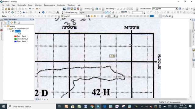 How to Georeference a Map in GIS 10.5 easy method смотреть онлайн