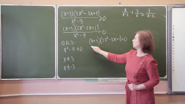 Алгебра 8 класс. Решение неравенств методом интервалов. смотреть онлайн