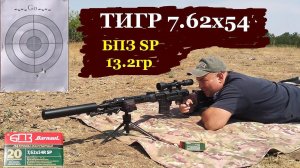 Тигр 7.62х54 - разные стволы, разные пули / Падение на 300м пули БПЗ SP 13,2гр