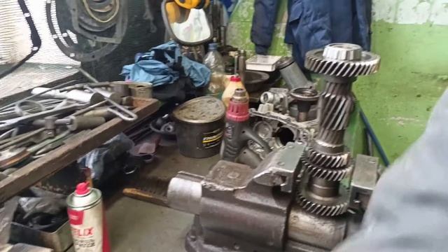 Замена подшипников на пром вале КПП Газель и настройка. смотреть онлайн