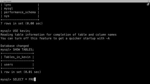 A few basic commands in MySQL and PostgreSQL смотреть онлайн
