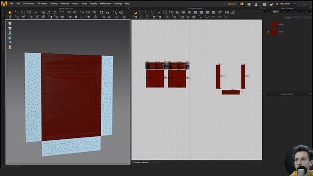 Моделирование и симуляция пакета в Marvelous Designer. Доработка в Blender смотреть онлайн