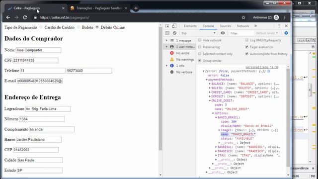 Integrar PHP com PagSeguro Parte 14 - Finalizar a compra com débito online смотреть онлайн