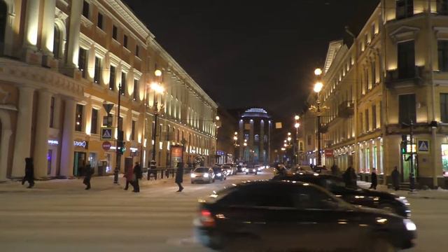Вся красота вечернего Питера. Зимний Санкт-Петербург смотреть онлайн