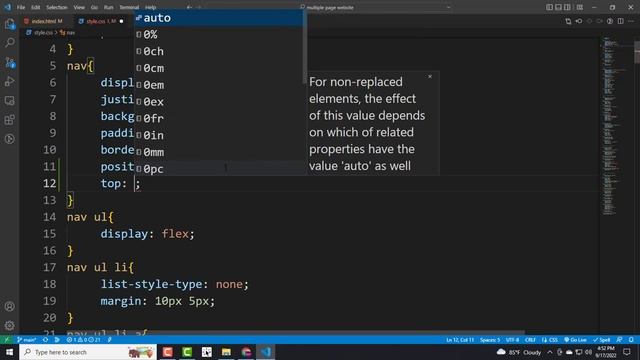 how to make a sticky navbar || how to make multiple page website with html css tutorial смотреть онлайн