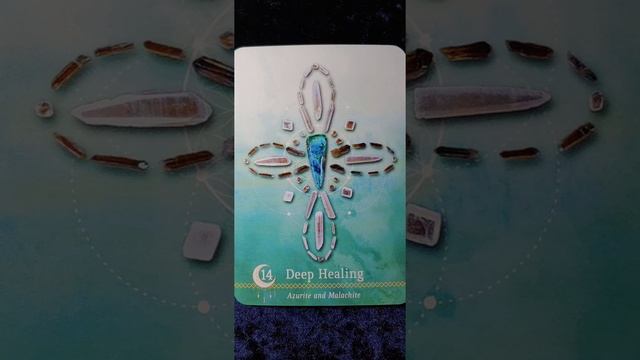 Deep Healing ⛰️ Azurite and Malachite ⛰️ Crystal Grid Oracle Card Meaning смотреть онлайн