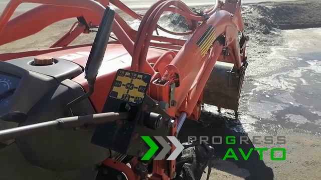 Полноприводный мини-трактор с ковшом в Туле "PROGRESS-AVTO" Реверс, фреза, гидроусилитель руля, смотреть онлайн