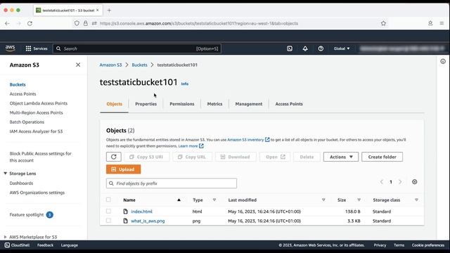 Why does my static website hosted by Amazon S3 return the list of objects and not the index page? смотреть онлайн