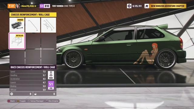 Forza Horizon 5 Crazy Honda Civic Drift Tune! смотреть онлайн
