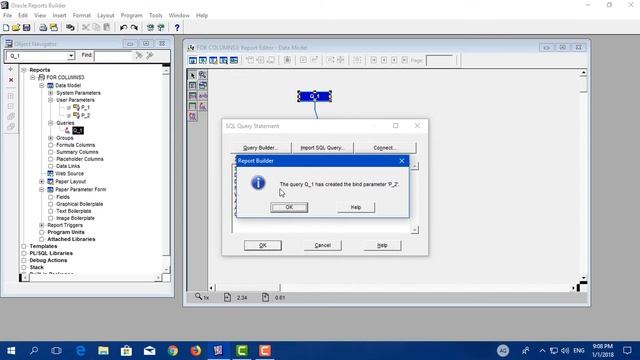 12- Oracle reports 11g – bind parameter– اوراكل ريبورتس смотреть онлайн