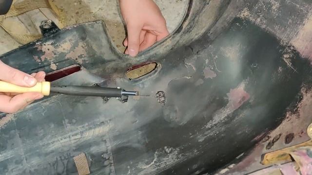 Как запаять бампер сеткой смотреть онлайн