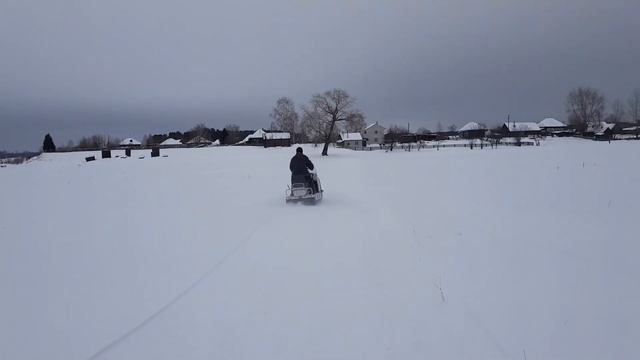 выгуливаем Буран 640 Сибирь -15