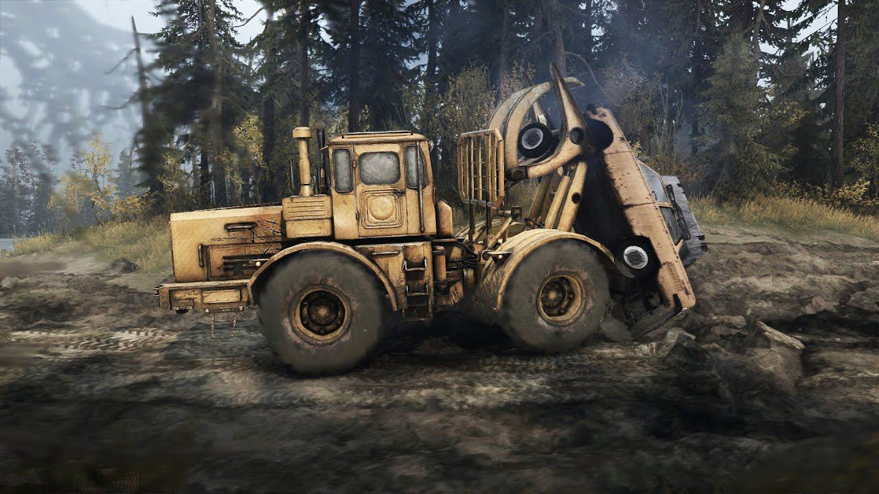 Spintires: MudRunner - Карта Лесные Холмы. Возим бывших... тоесть брёвна. Игра с подписчиками смотреть онлайн