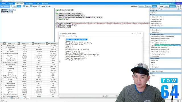 Custom Recipe Creation - Sharing Python Scripts with Team as a Data Scientist смотреть онлайн
