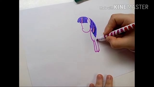 Как рисовать Пони ТВАЙЛАЙТ СПАРКЛ! смотреть онлайн