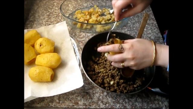 БАТАТА МАХШЫ картофель фаршированный мясом смотреть онлайн