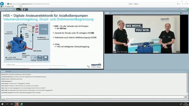 [DE] Bosch Rexroth Web-Seminar: Performancesteigerung bei Axialkolbenpumpen durch Drehzahlerhöhung смотреть онлайн