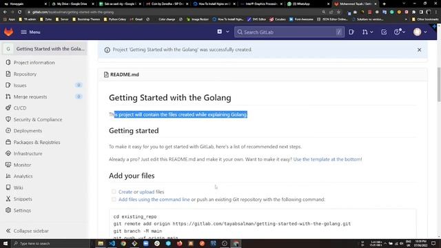 How to create a project on GitLab | BTP смотреть онлайн