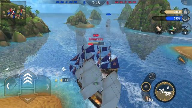 Онлайн Битва Пиратов ★ Игры На Телефон, Андроид, IOS ★ King of Sails: Морской бой смотреть онлайн