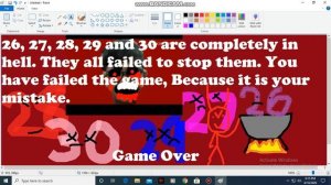 Numbers Adventures (PC Bootleg) Continue + Game Over as 26 27 28 29 30