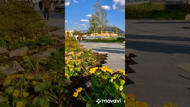 Зарядье. Апрель. ❤️ #москва #весна #зарядье смотреть онлайн