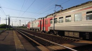 Электропоезд ЭД4М-0214 станция Бекасово-Сортировочное 7.06.2019