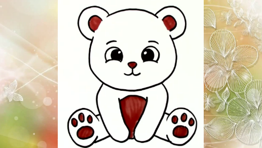 Рисование Мишутки смотреть онлайн