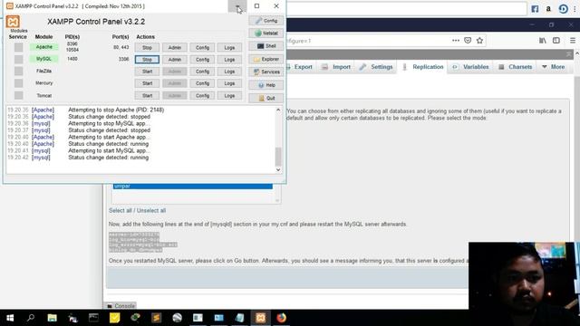 Replikasi Database MYSQL Master to Slave menggunakan XAMPP смотреть онлайн