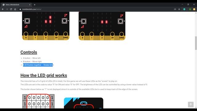Tetris inspired game on the micro:bit смотреть онлайн
