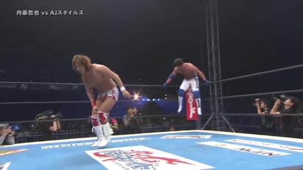 [#My1] NJPW Wrestle Kingdom 9 - AJ Styles vs. Tetsuya Naito
