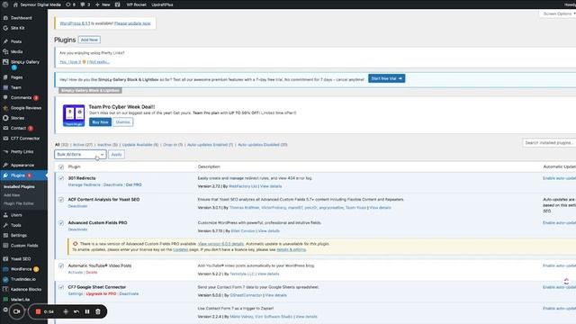 How to Update Plugins on a Wordpress Website смотреть онлайн