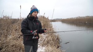 Как и на что ловить щуку зимой по открытой воде. Зимний спиннинг на малой реке. Ультралайт зимой.