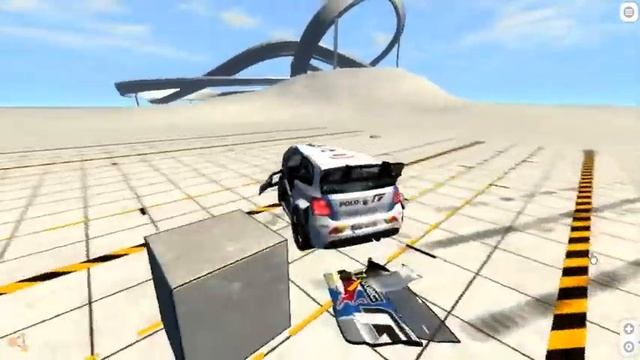 VW POLO R WRC Crashtest  BeamNG.Drive + Downloadlink