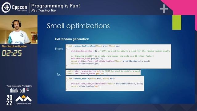 Lightning Talk: Programming is Fun in Cpp! - Pier-Antoine Giguère - CppCon 2022 смотреть онлайн