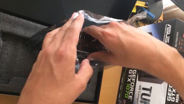 Asus GTX1070 Turbo unboxing смотреть онлайн