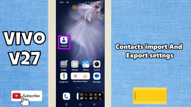 How to Enable Import / Export Contacts settings in Vivo V27 смотреть онлайн