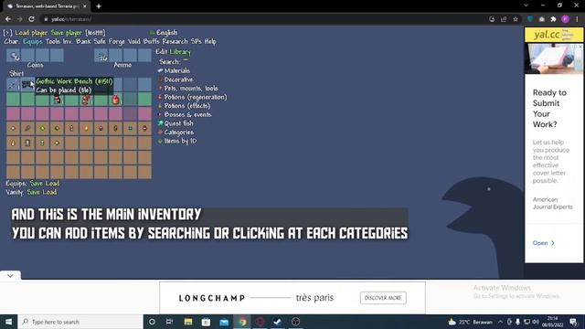 How to Get Any Item in Terraria 1.4 | Terrasavr Inventory Editor (2023) смотреть онлайн