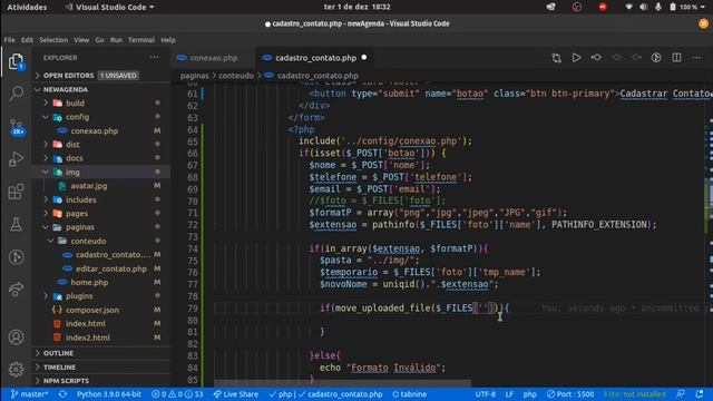Aula 07 - Cadastrando Contatos na Agenda com PHP, PDO e MySql смотреть онлайн