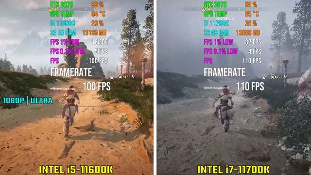INTEL i5-11600K vs. INTEL i7-11700K | Test in 5 Games смотреть онлайн