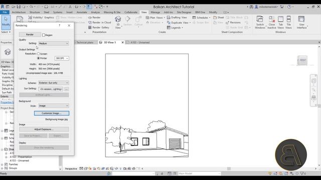 Architecture Presentation Board in Revit Tutorial смотреть онлайн